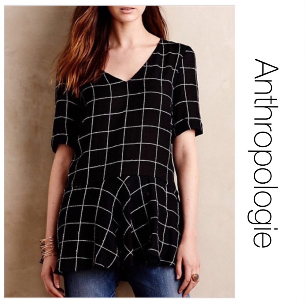 Anthropologie Nomad Peplum Top S